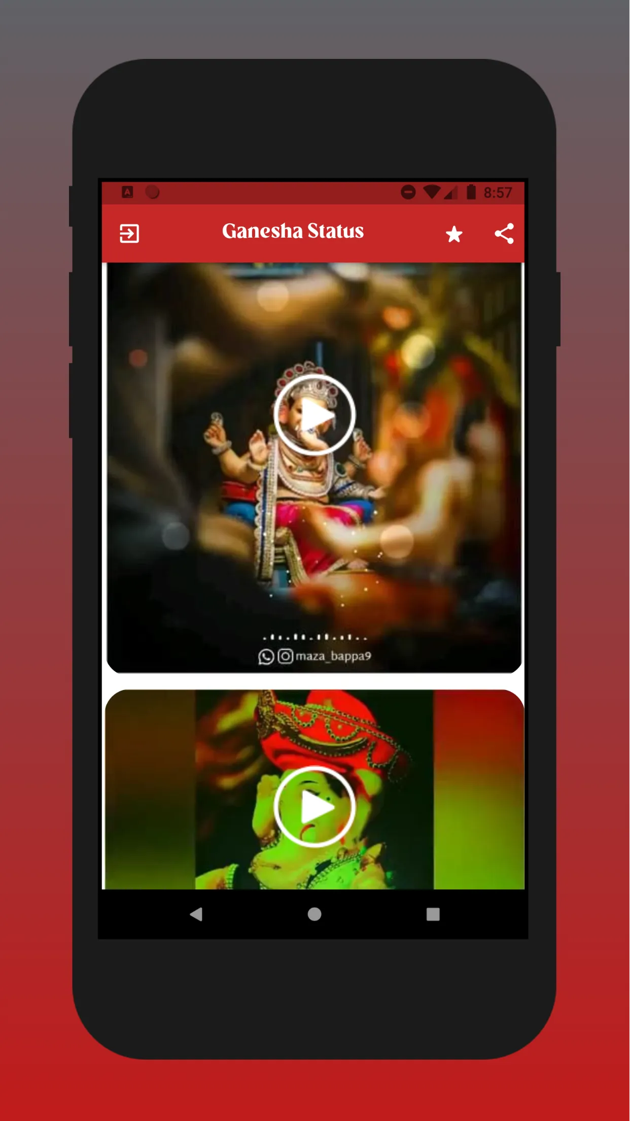 Ganesha Video Status | Indus Appstore | Screenshot