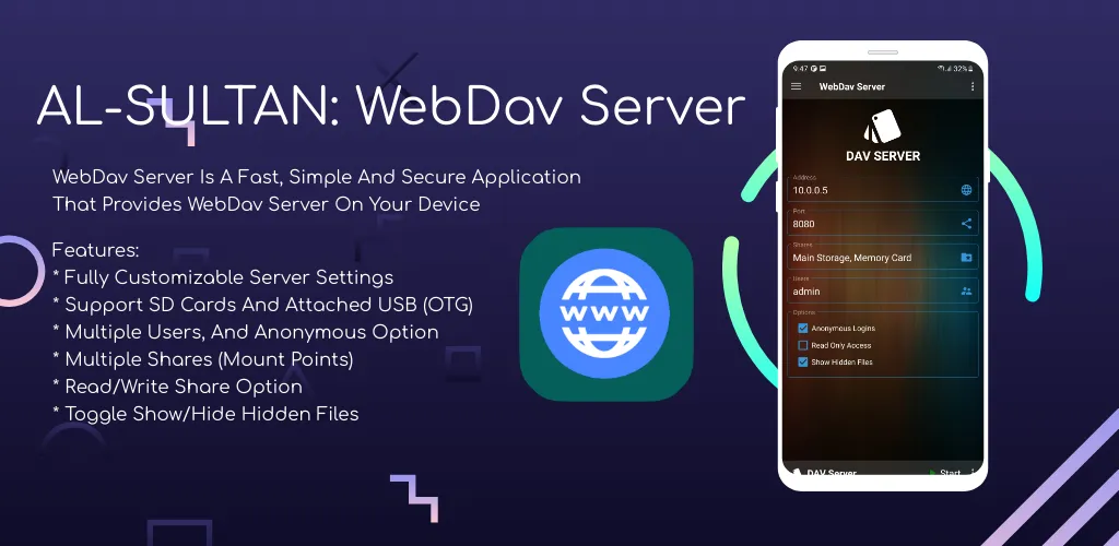 WebDav Server | Indus Appstore | Screenshot