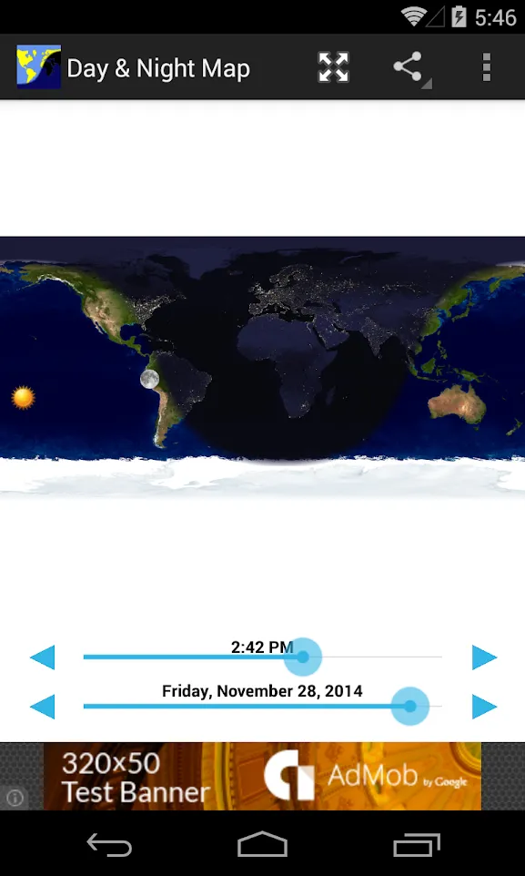 Day & Night Map | Indus Appstore | Screenshot