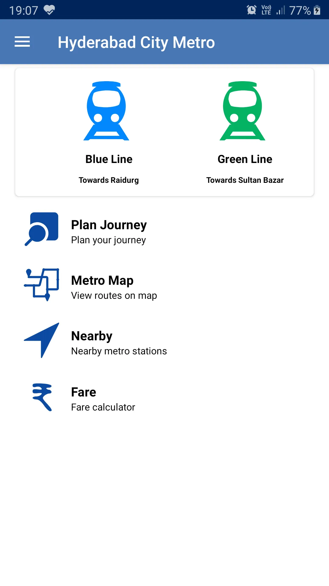 Hyderabad Metro Guide | Indus Appstore | Screenshot