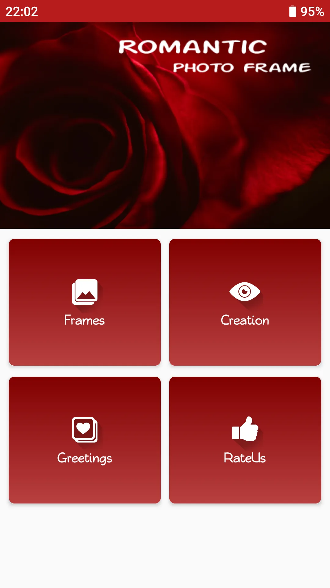 Romantic Photo Frames | Indus Appstore | Screenshot