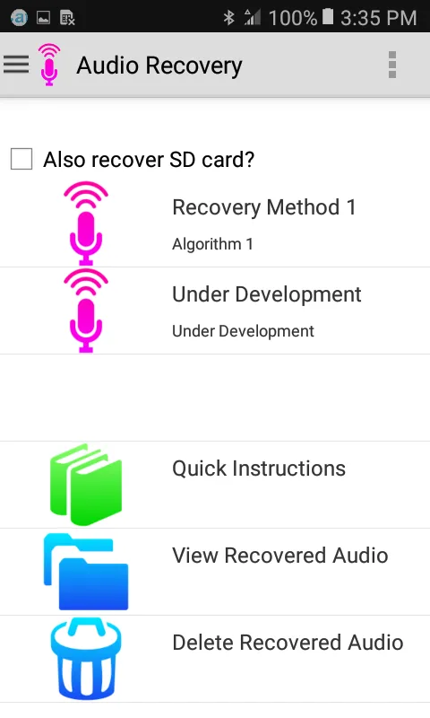 Audio Recovery | Indus Appstore | Screenshot