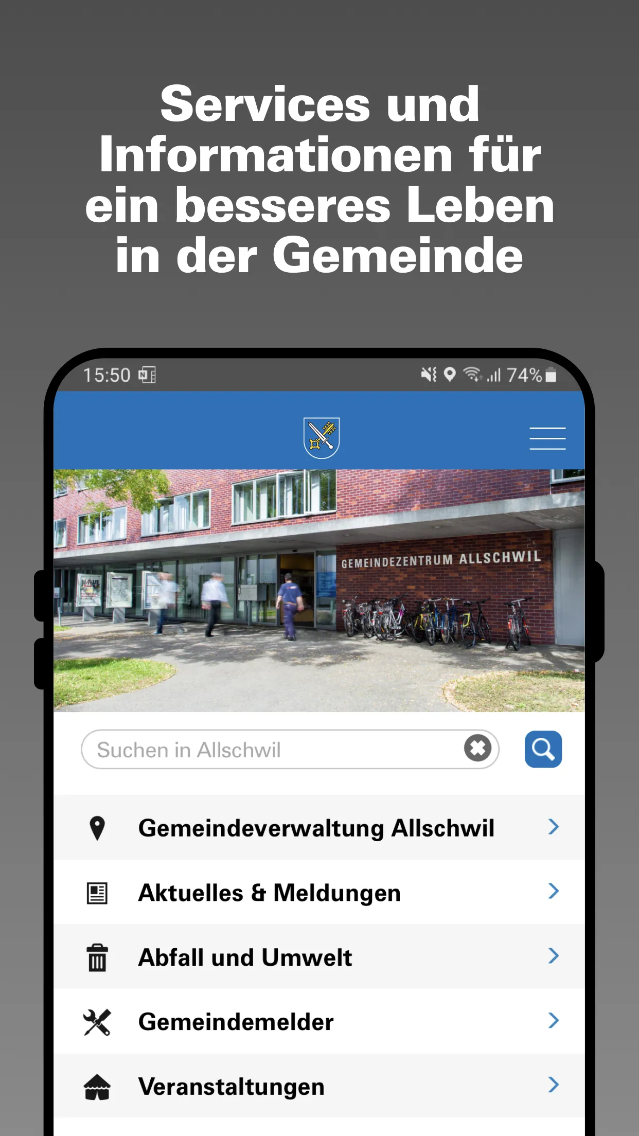 Gemeinde Allschwil | Indus Appstore | Screenshot