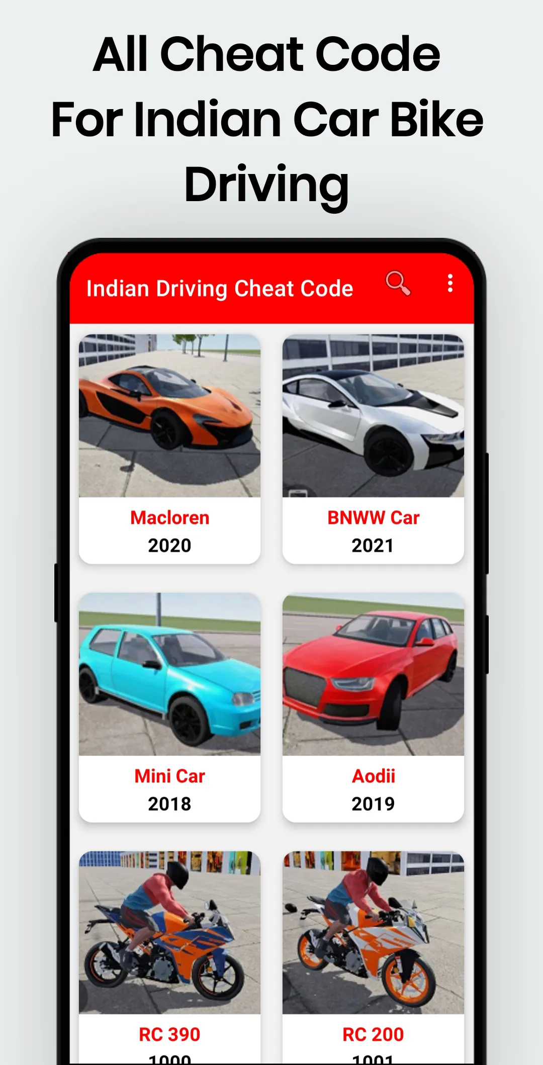 Indian Car Bike GTIV Cheat | Indus Appstore | Screenshot