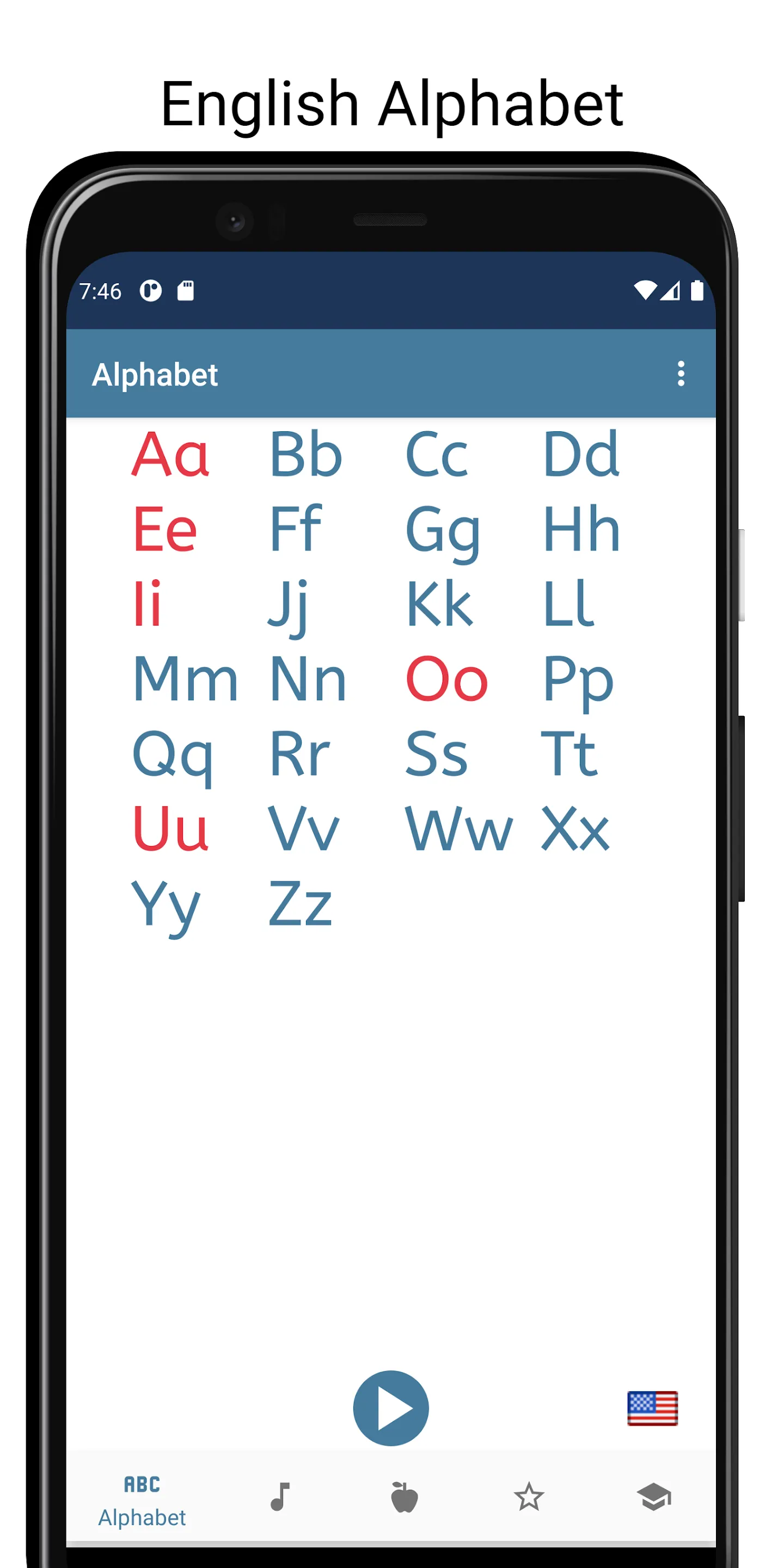 English Alphabet Game | Indus Appstore | Screenshot