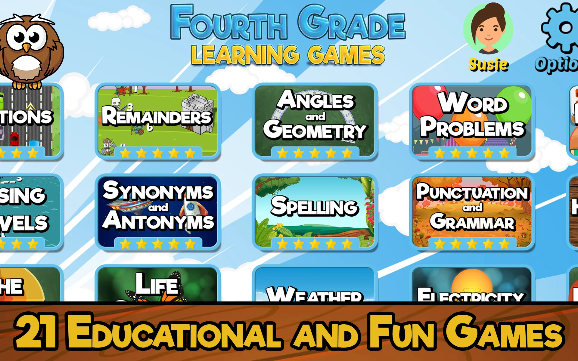 Fourth Grade Learning Games | Indus Appstore | Screenshot