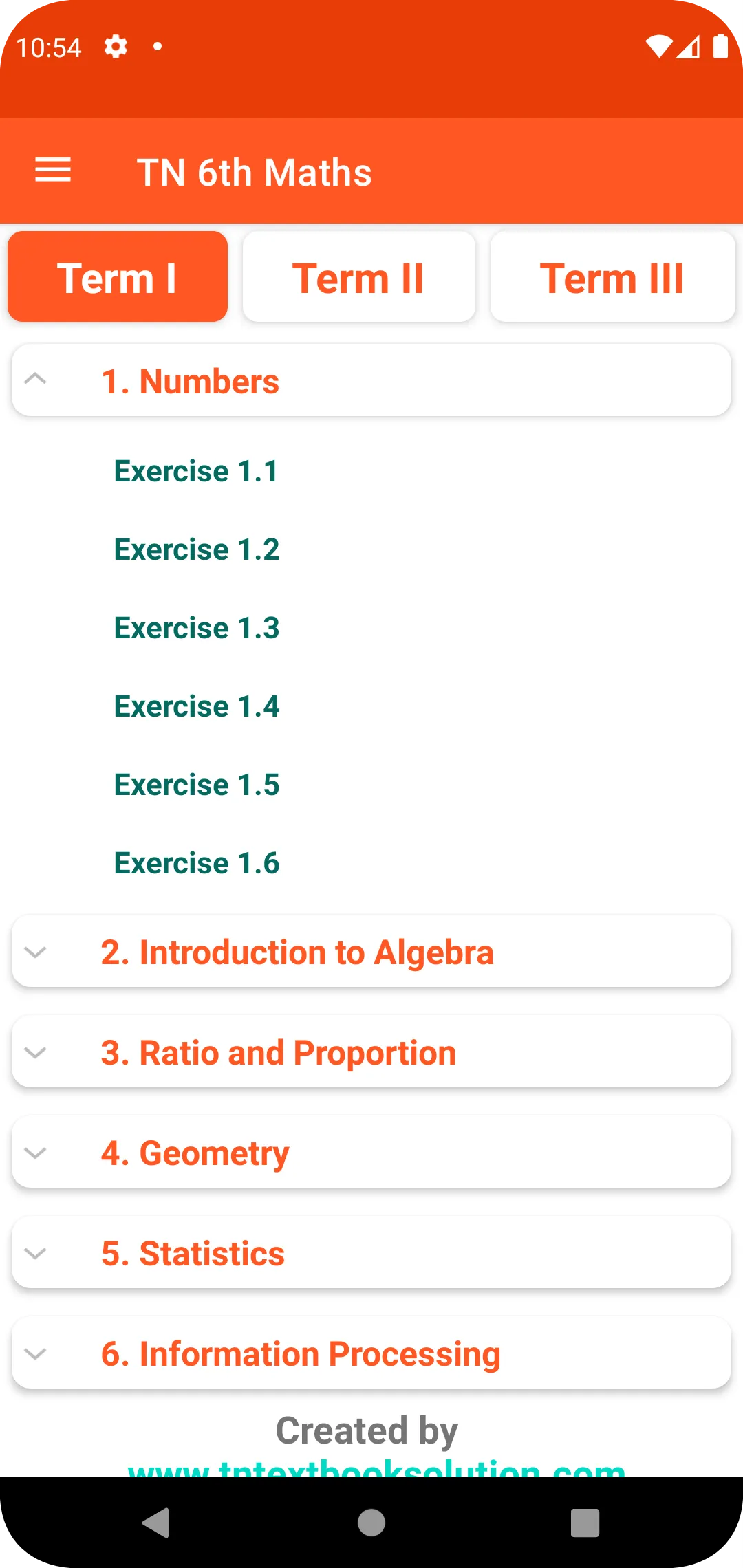 TN 6th Maths Guide | Indus Appstore | Screenshot