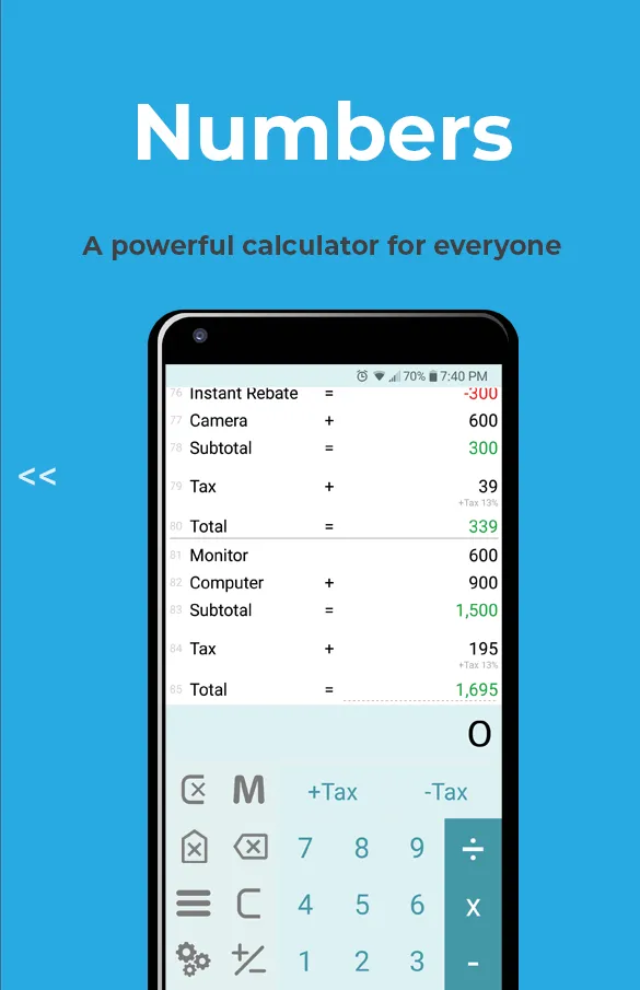 Numbers Calculator | Indus Appstore | Screenshot