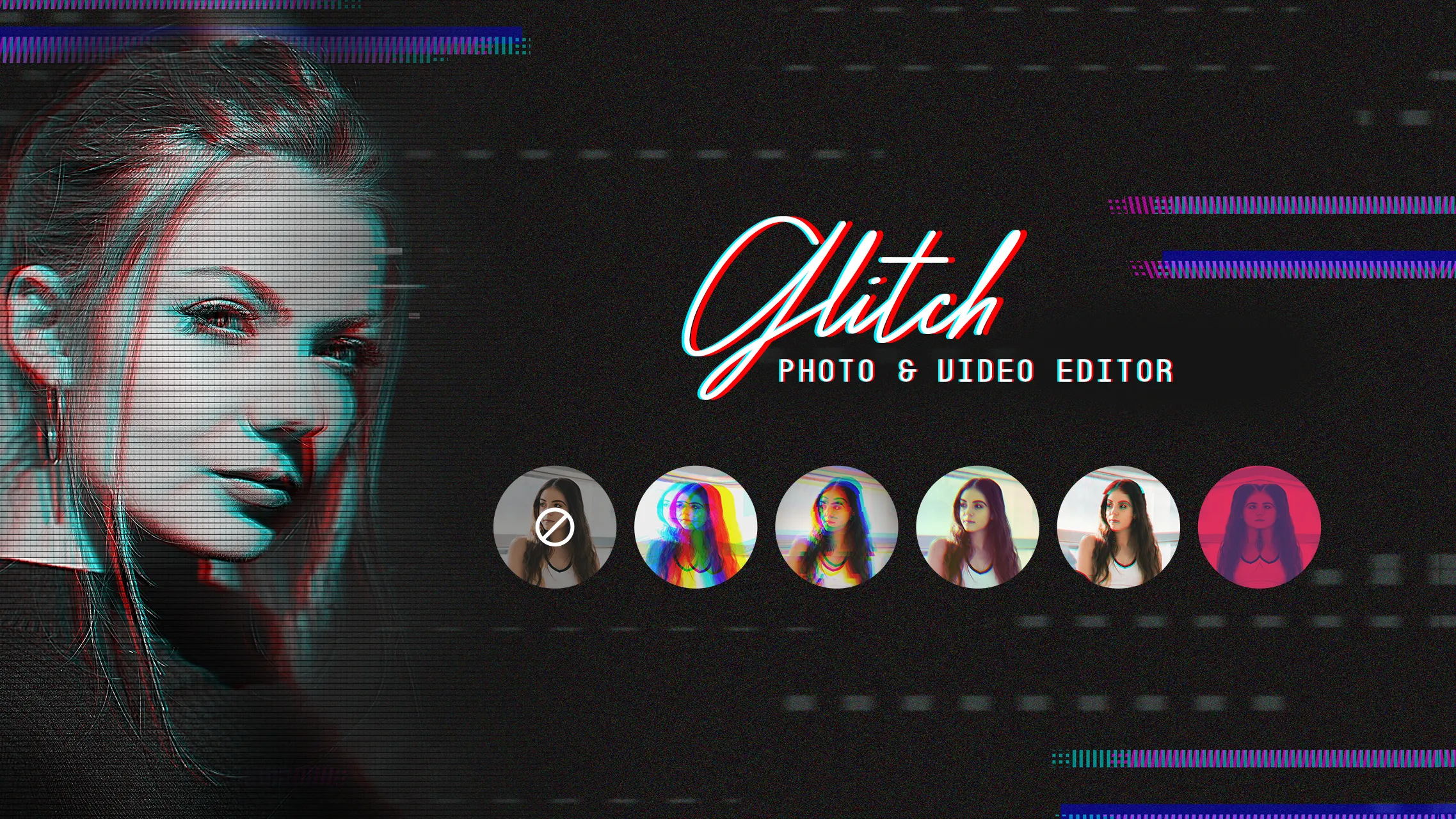 Glitch Photo and Video Editor | Indus Appstore | Screenshot