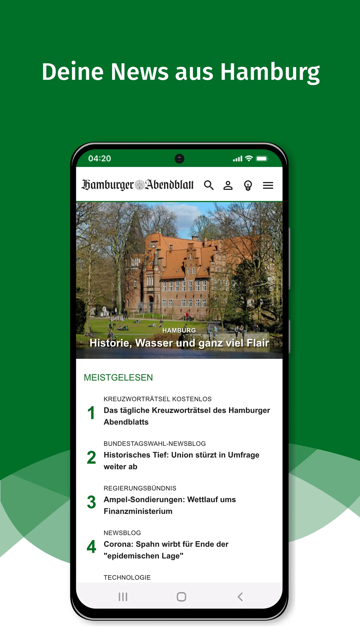 Hamburger Abendblatt News | Indus Appstore | Screenshot