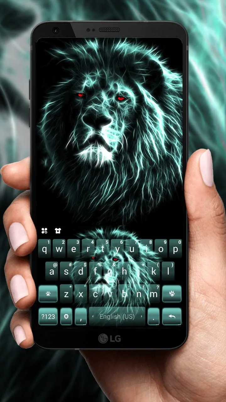 Luminous Lion Keyboard Theme | Indus Appstore | Screenshot