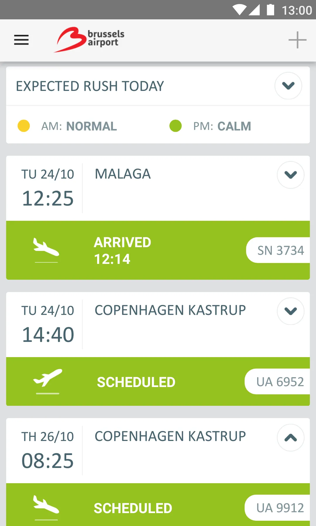 Brussels Airport | Indus Appstore | Screenshot