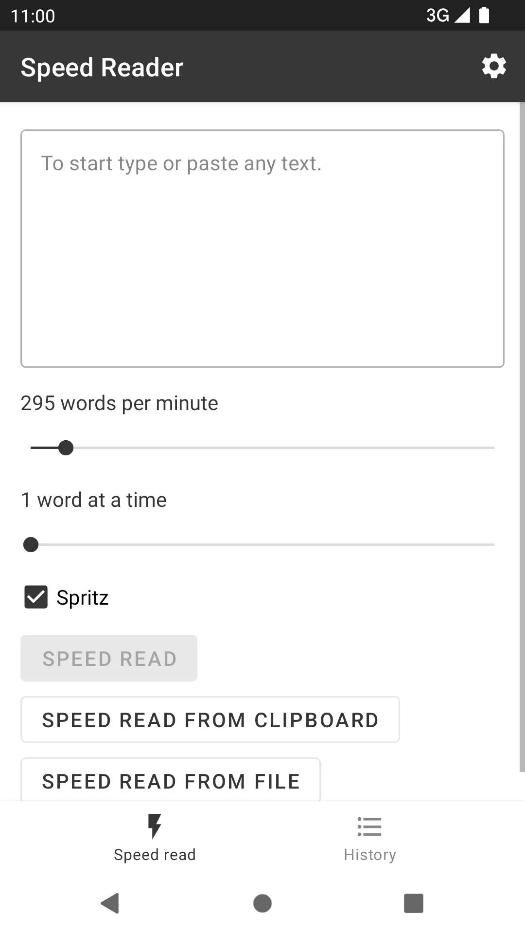 Speed Reader for Speed Reading | Indus Appstore | Screenshot