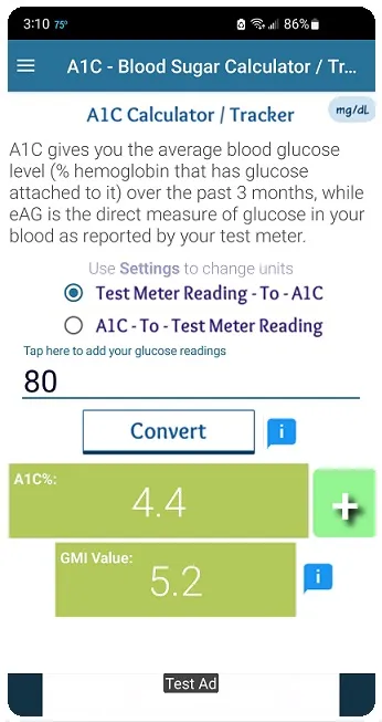 A1C Management for Diabetes | Indus Appstore | Screenshot