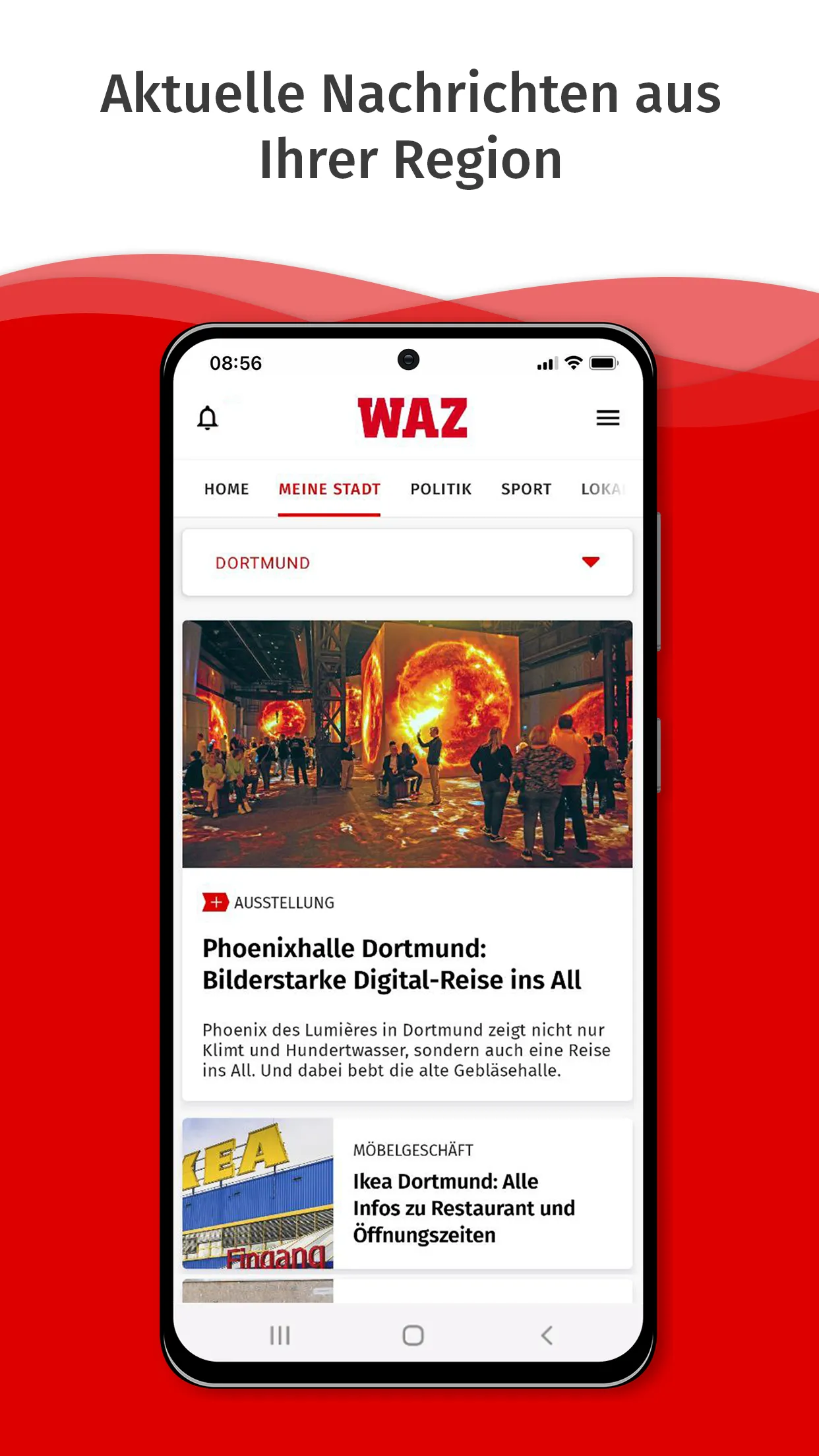 WAZ News | Indus Appstore | Screenshot