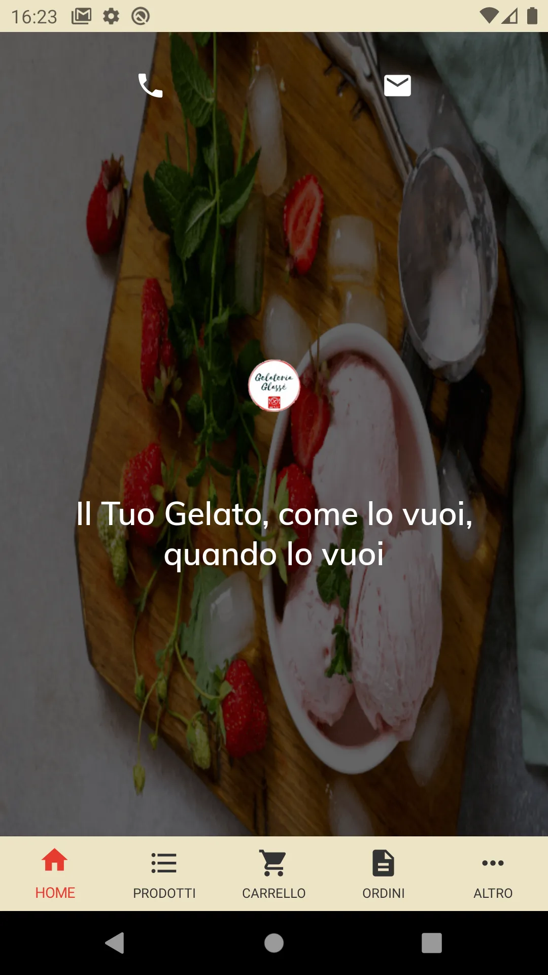 Gelateria Glassè | Indus Appstore | Screenshot