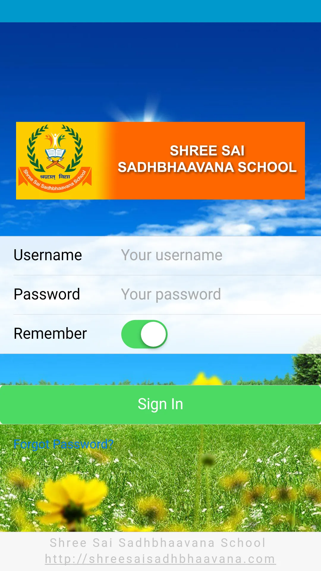 Shree Sai Sadhbhaavana School | Indus Appstore | Screenshot