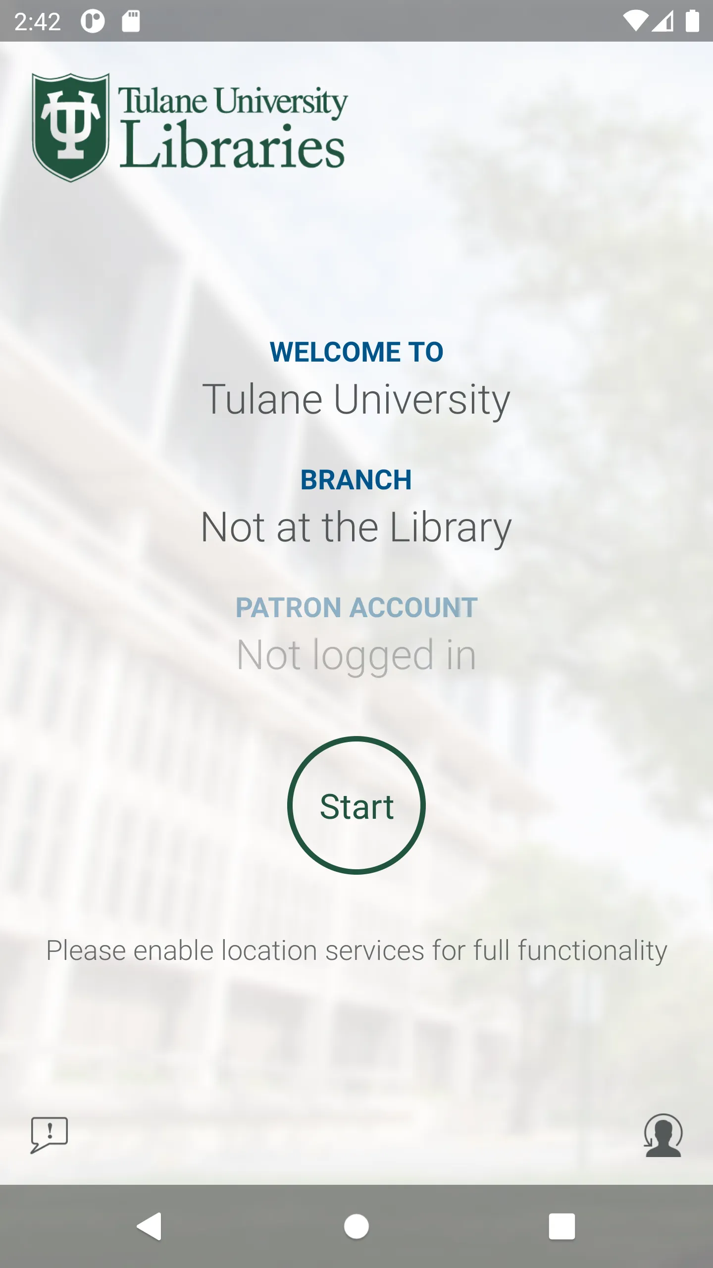 Tulane Libraries Self-Checkout | Indus Appstore | Screenshot