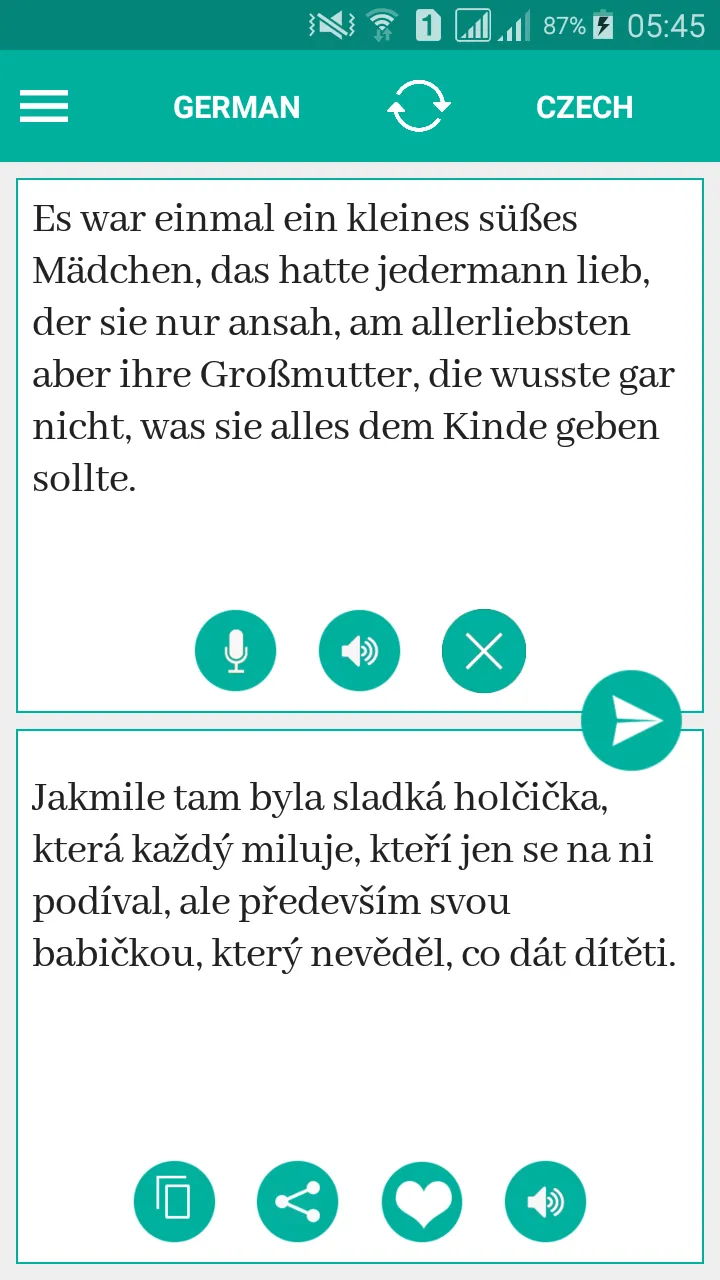 Czech German Translator | Indus Appstore | Screenshot