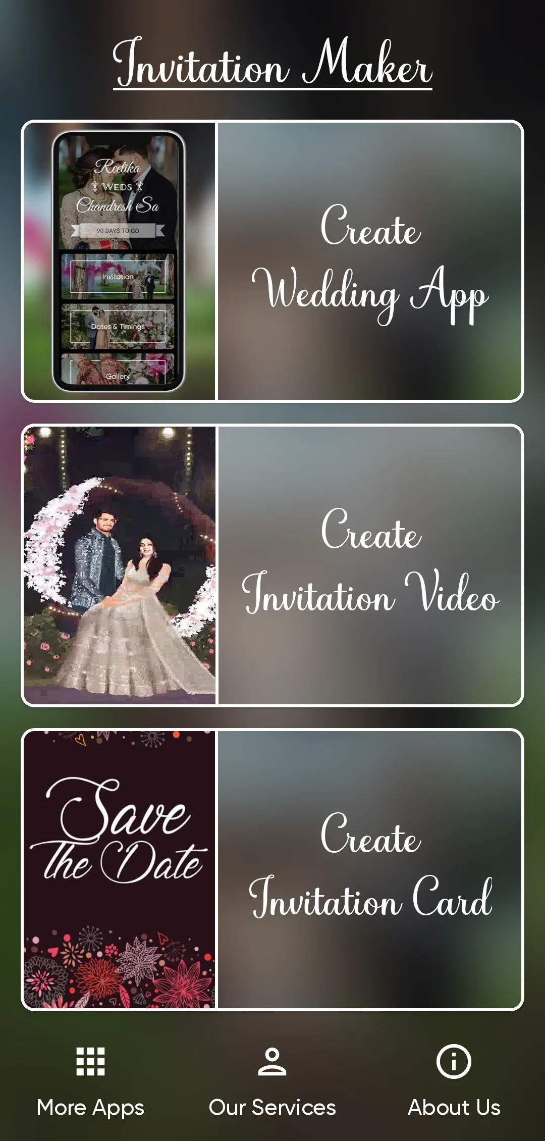 Wedding Invitation Video Maker | Indus Appstore | Screenshot