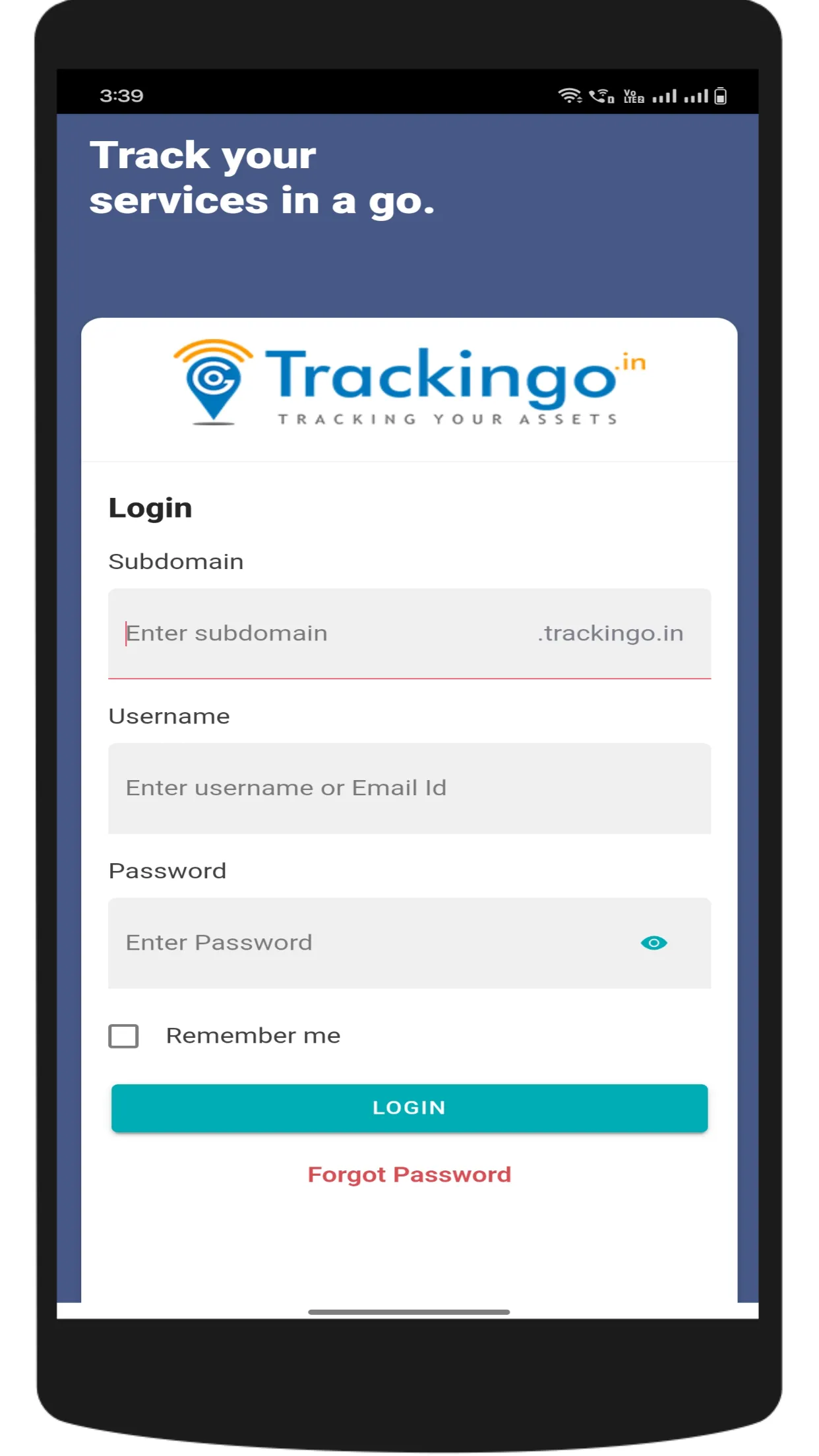 Trackingo Operator | Indus Appstore | Screenshot