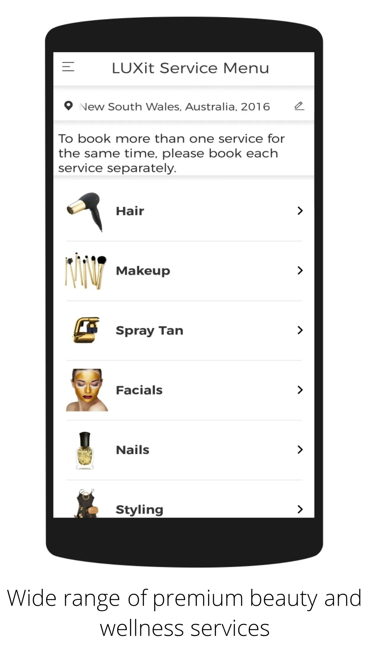 LUXit - Your Beauty Concierge | Indus Appstore | Screenshot