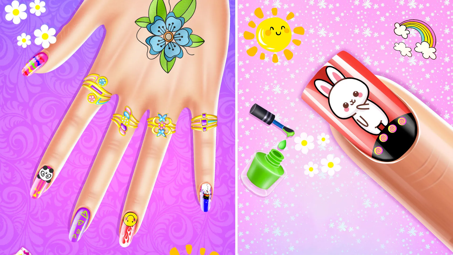 Nail polish game nail art | Indus Appstore | Screenshot