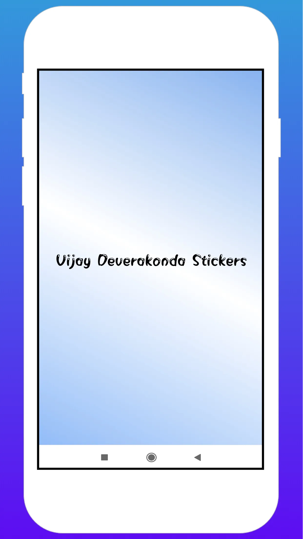 Vijay Deverakonda Stickers | Indus Appstore | Screenshot