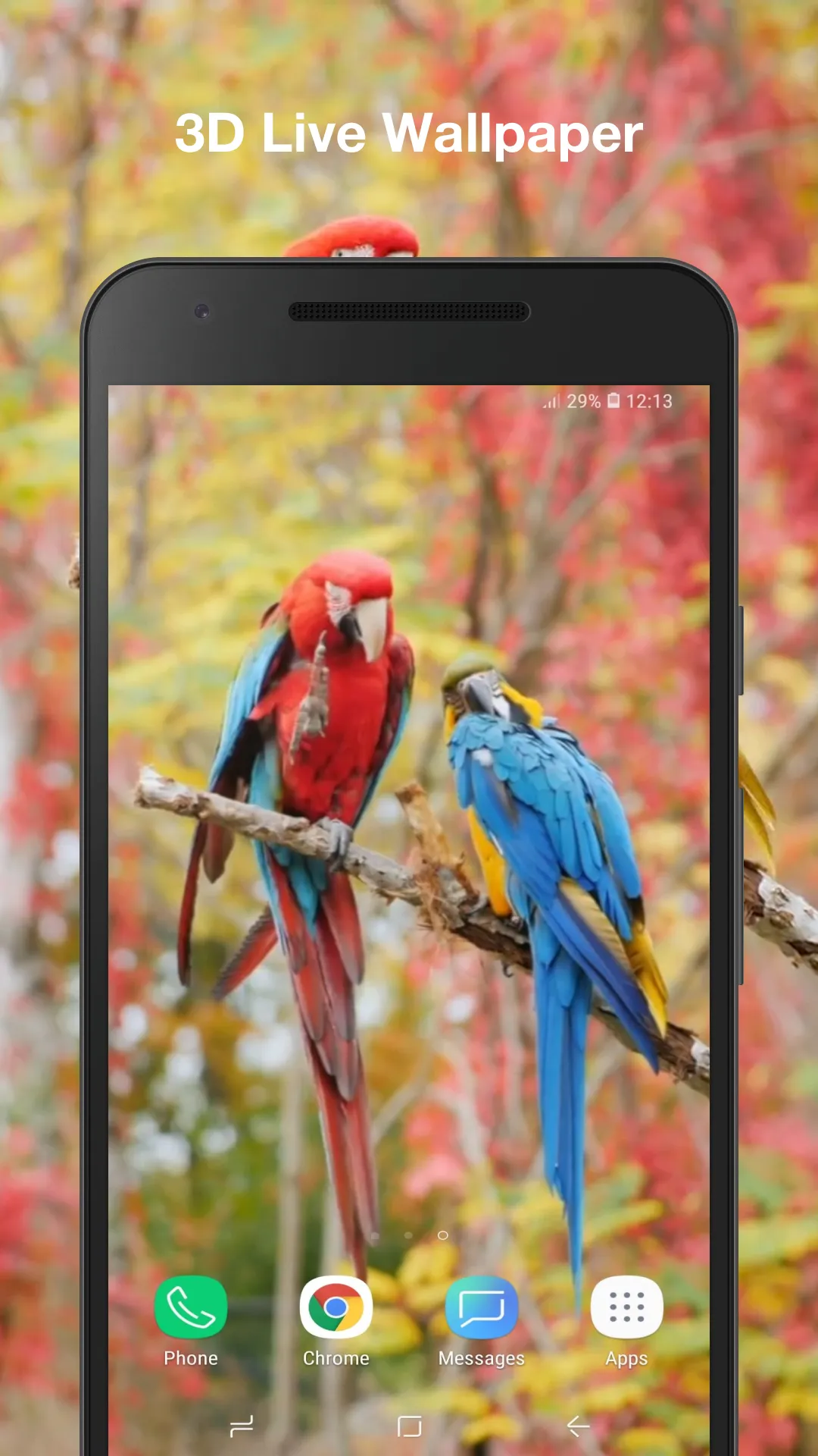 Beauty Birds Live Wallpaper | Indus Appstore | Screenshot