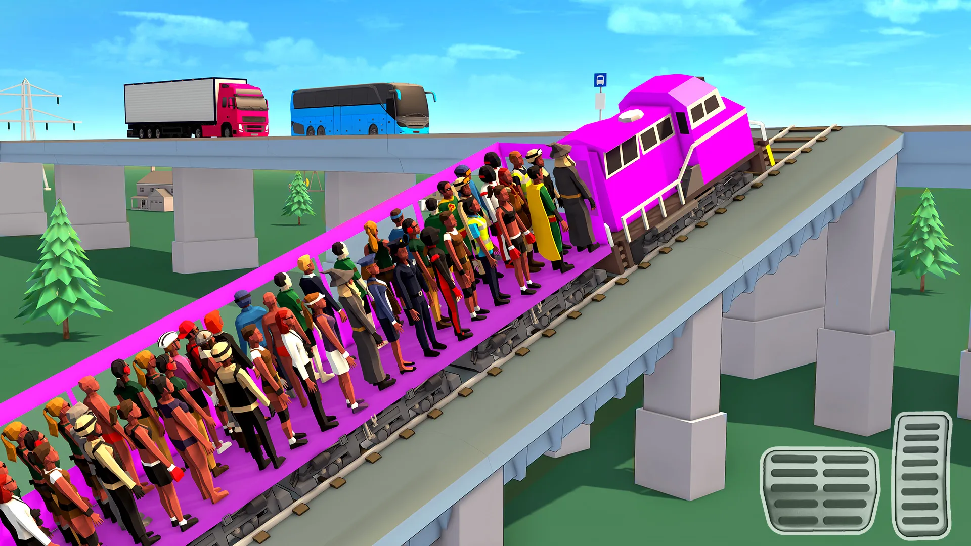 Passenger Express Train Game | Indus Appstore | Screenshot