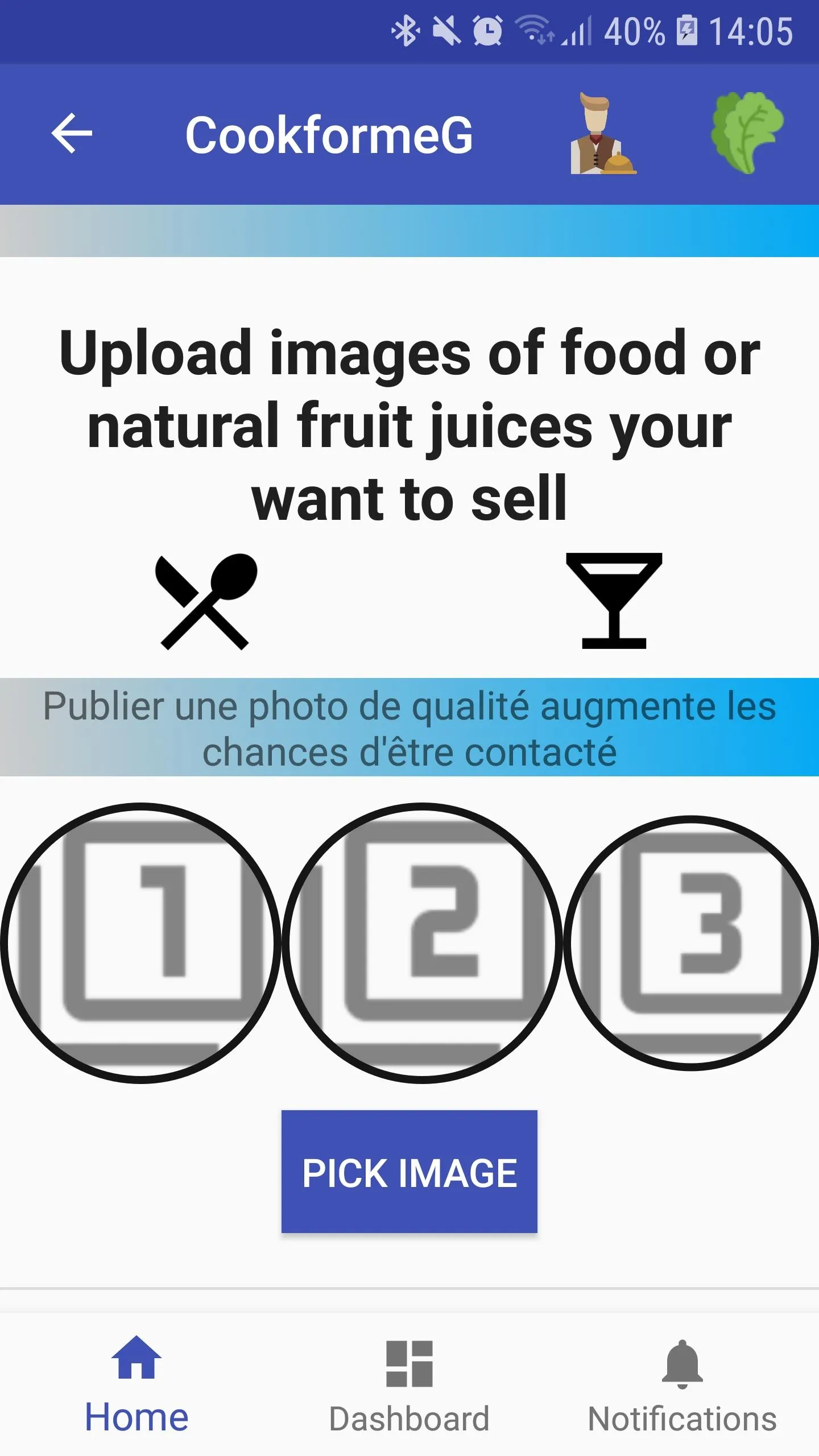 cookforme | Indus Appstore | Screenshot