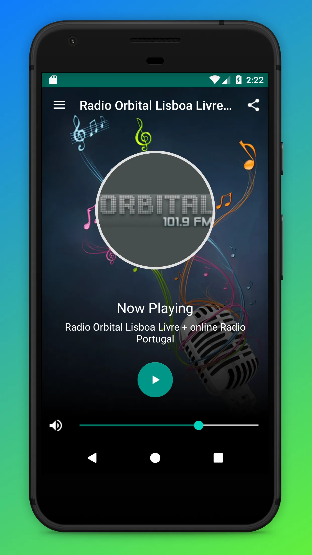 Radio Orbital FM Lisboa App | Indus Appstore | Screenshot