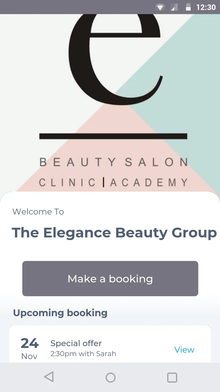 The Elegance Beauty Group | Indus Appstore | Screenshot