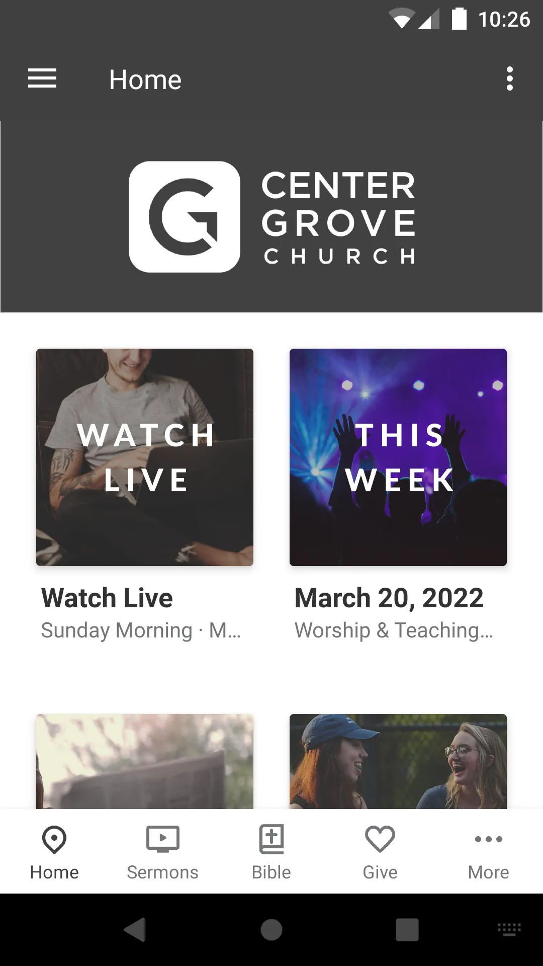 Center Grove Church | Indus Appstore | Screenshot