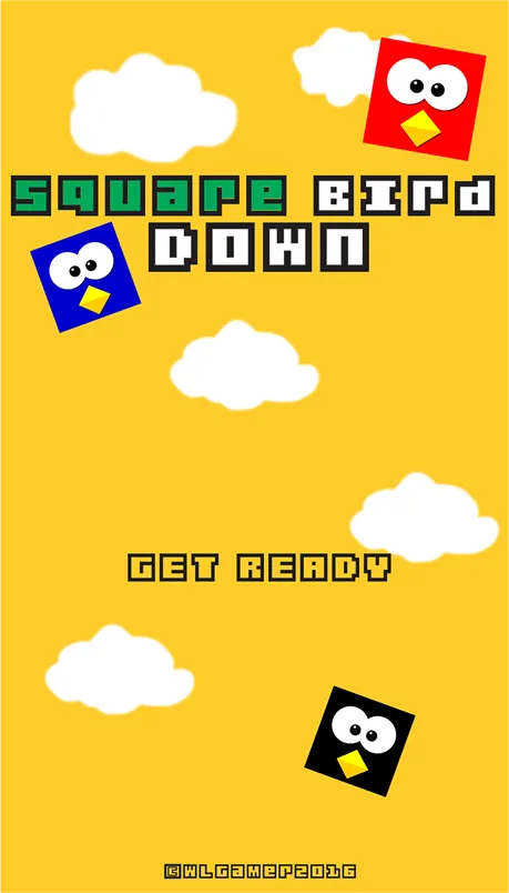 Square Bird Down | Indus Appstore | Screenshot