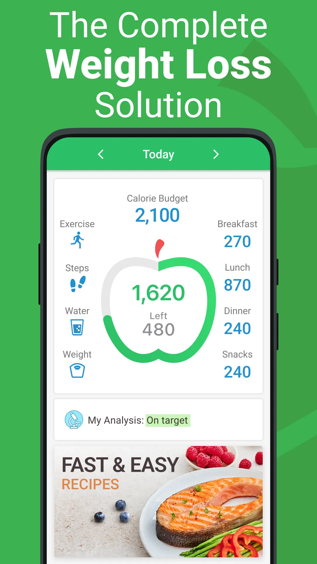 Calorie Counter - MyNetDiary | Indus Appstore | Screenshot