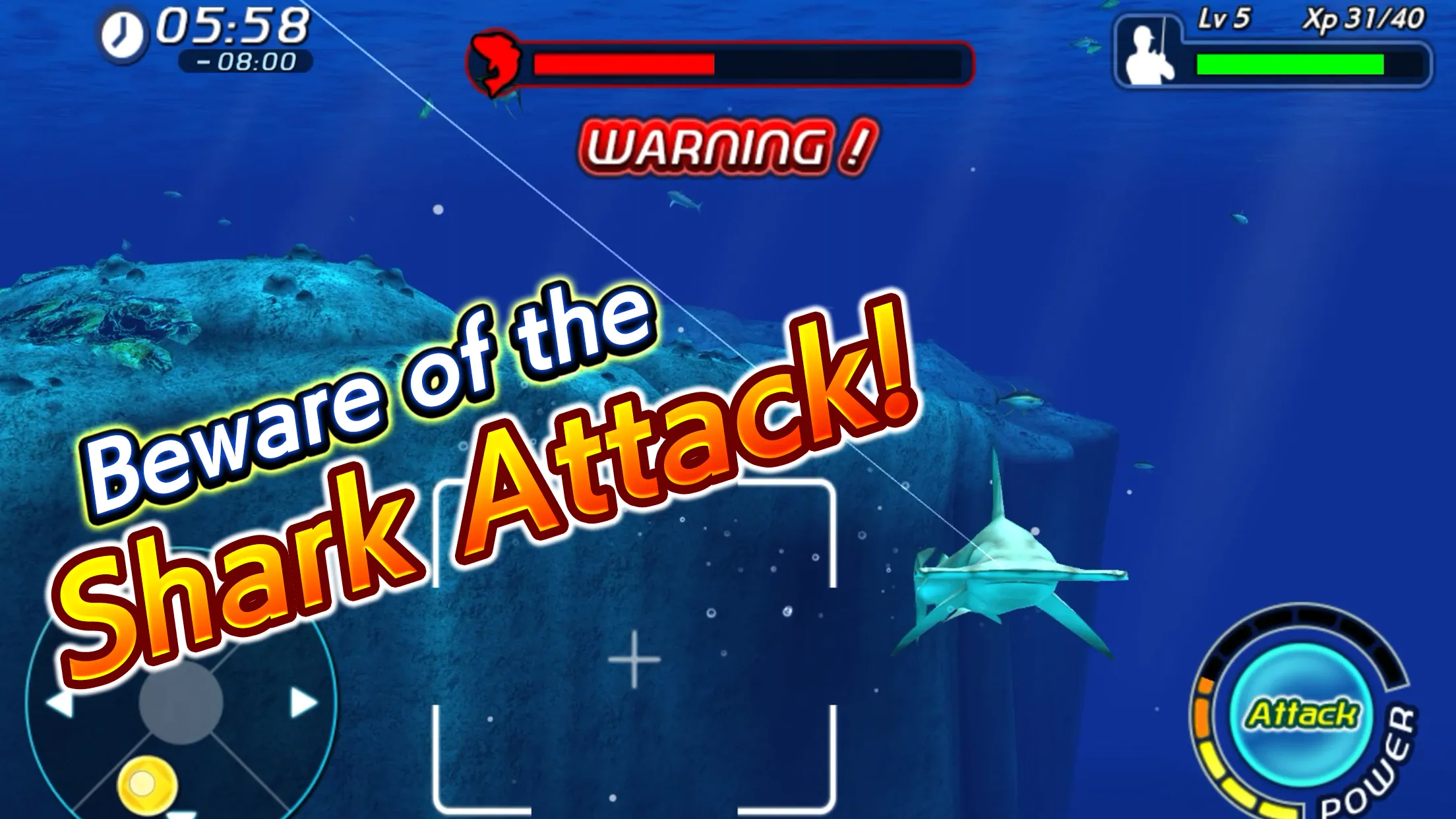 Wild Shark Fishing | Indus Appstore | Screenshot