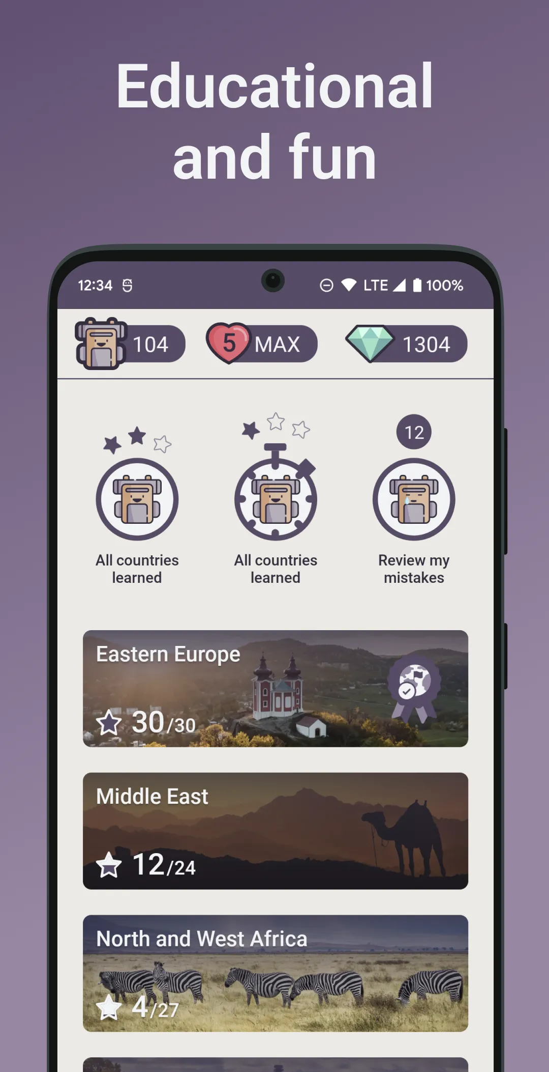 Quiz | Countries and Flags | Indus Appstore | Screenshot