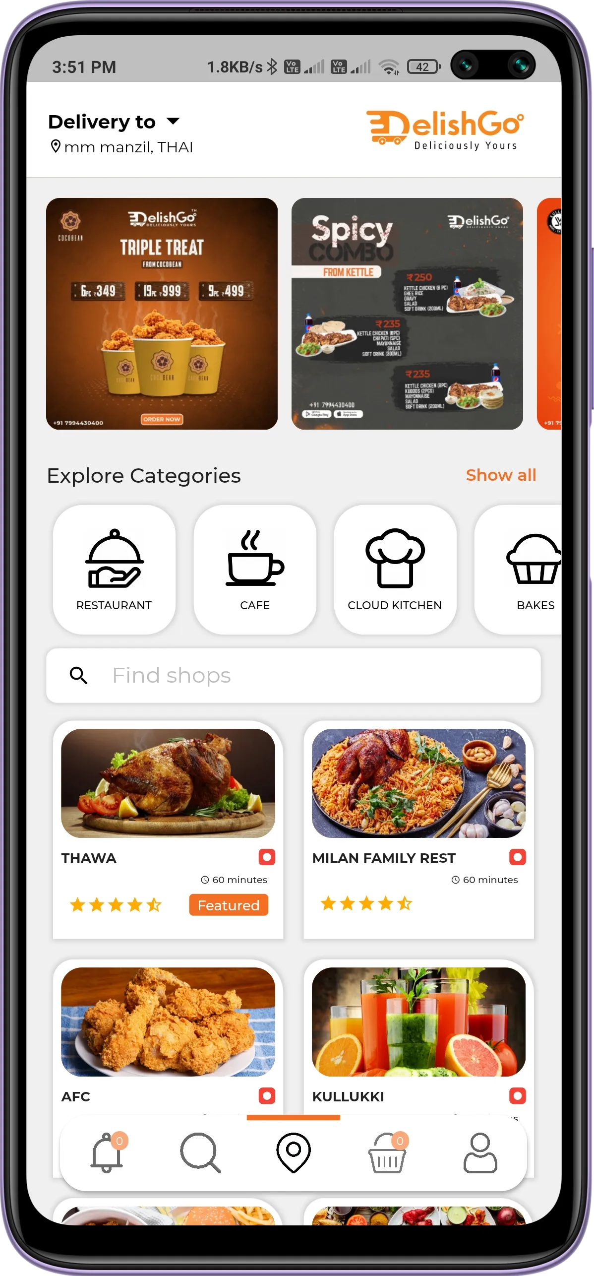 DelishGo | Indus Appstore | Screenshot