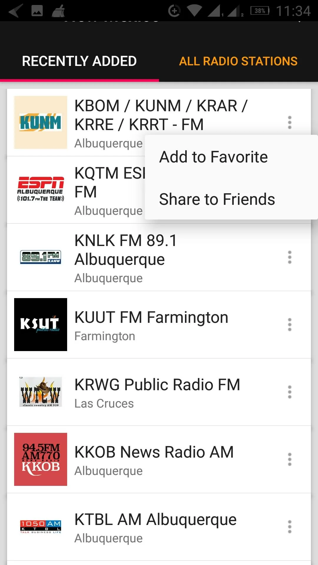 New Mexico Radio Stations | Indus Appstore | Screenshot