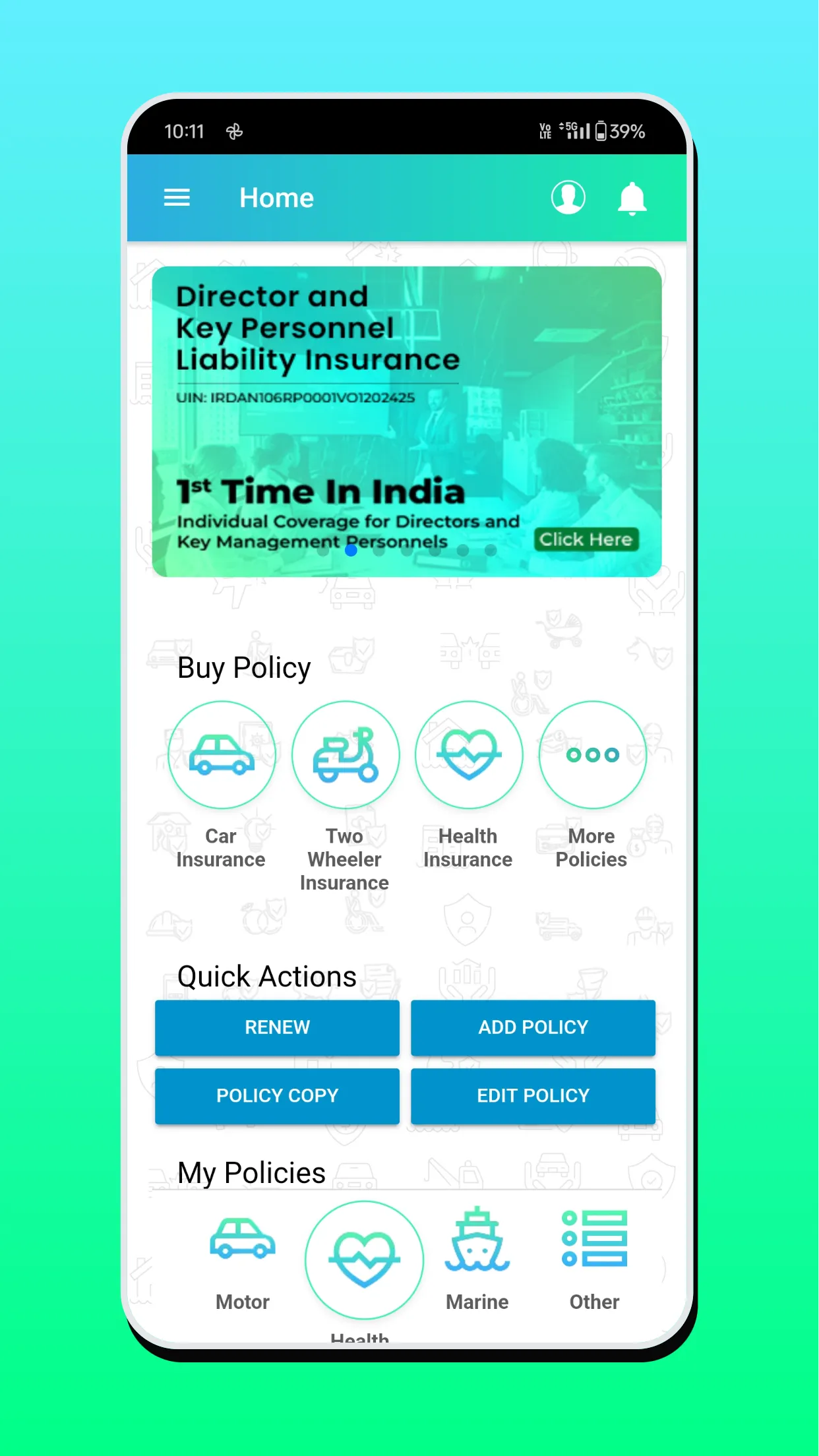 IFFCO Tokio - Customer | Indus Appstore | Screenshot