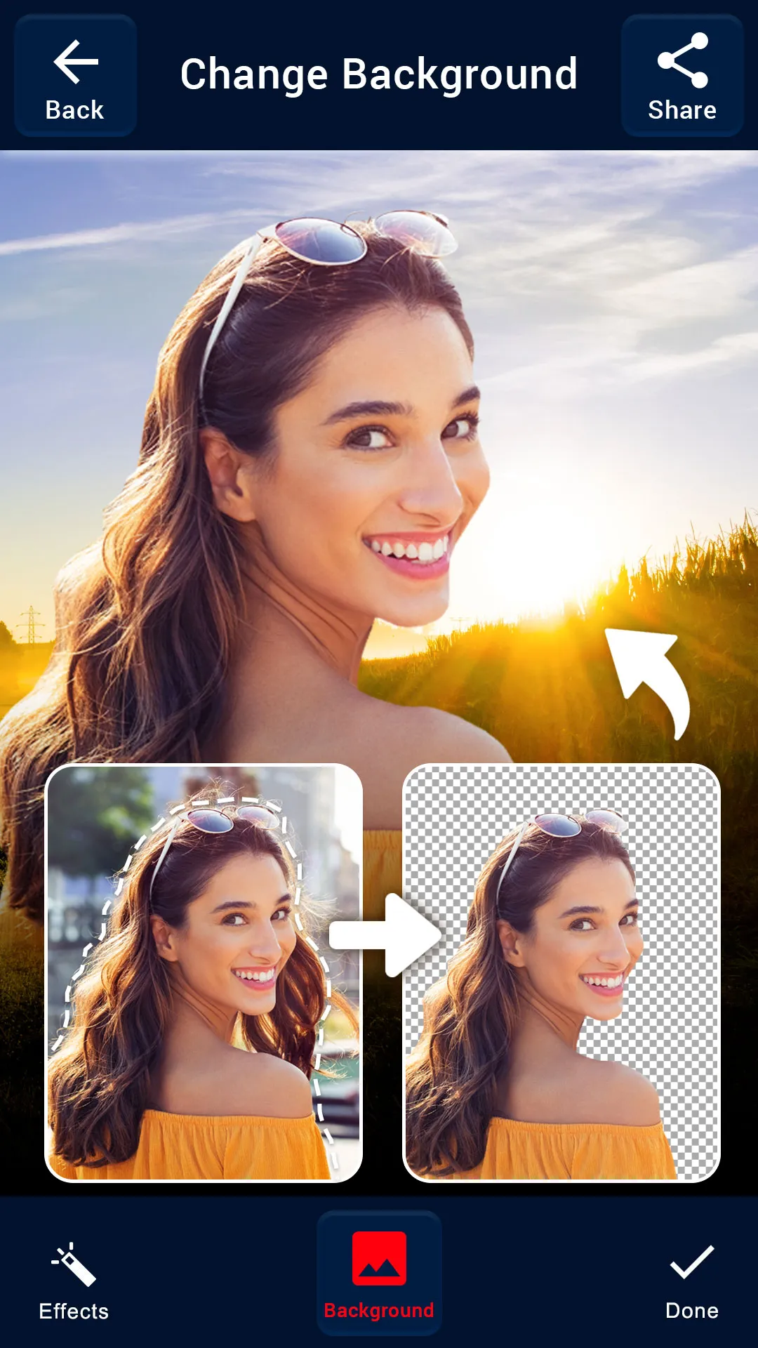 Auto Background Changer Eraser | Indus Appstore | Screenshot