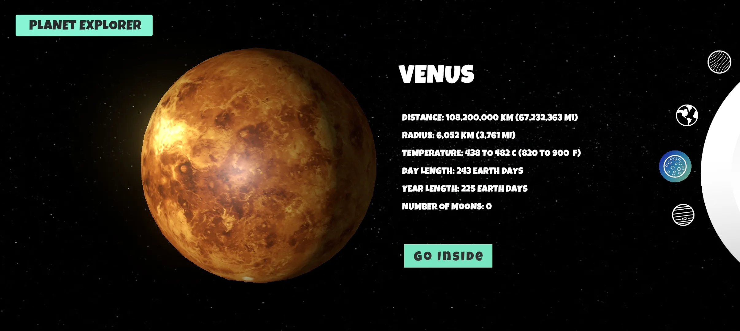 Planet Explorer | Indus Appstore | Screenshot