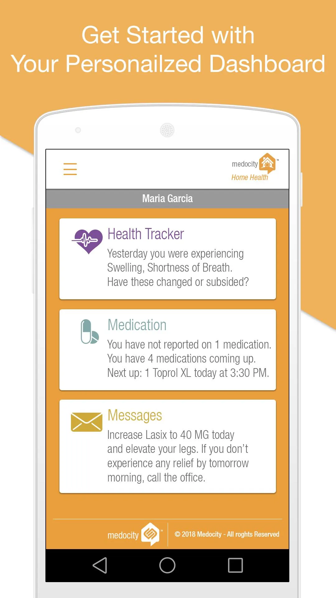 Medocity Home Health: Patient  | Indus Appstore | Screenshot