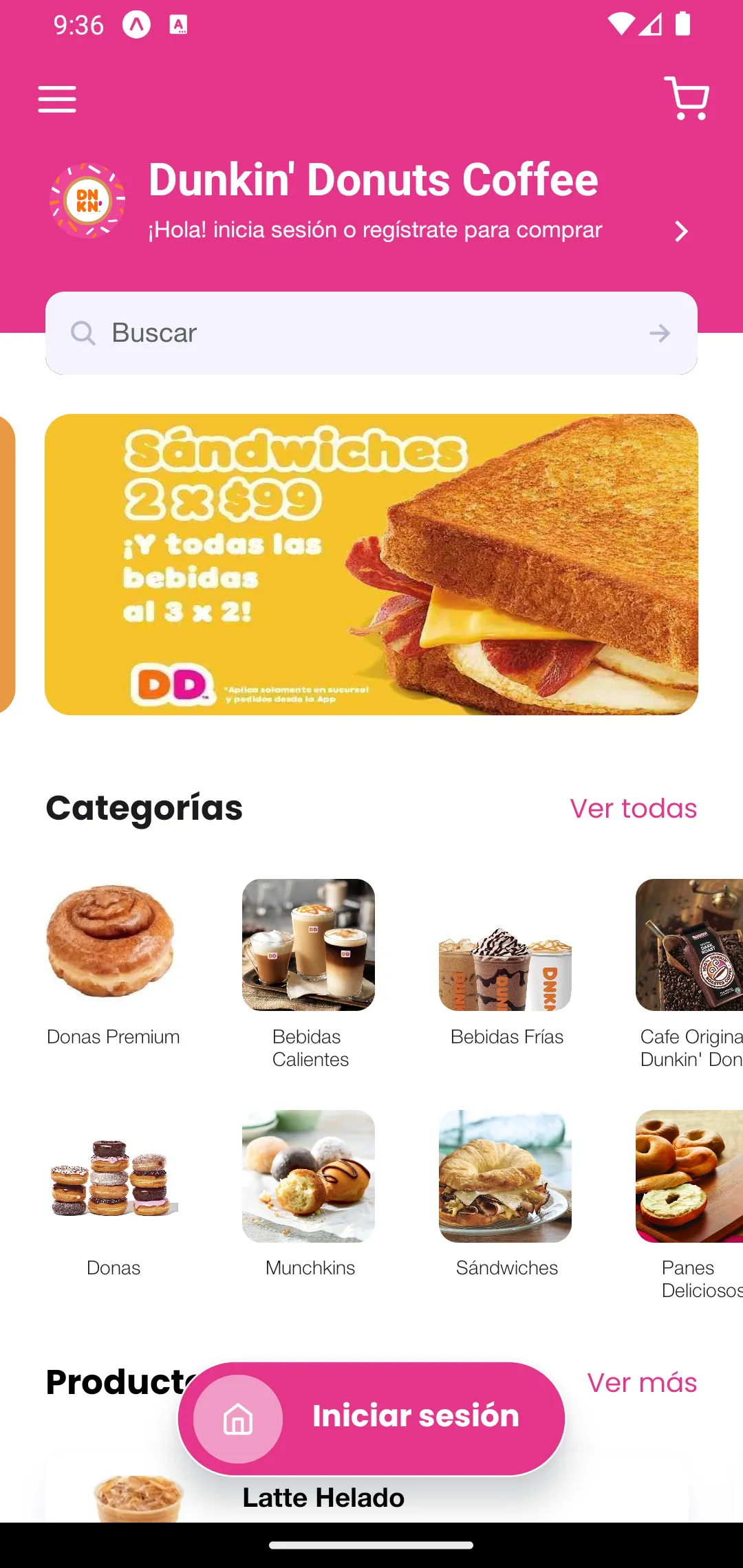 Dunkin Donuts Coffee MX | Indus Appstore | Screenshot