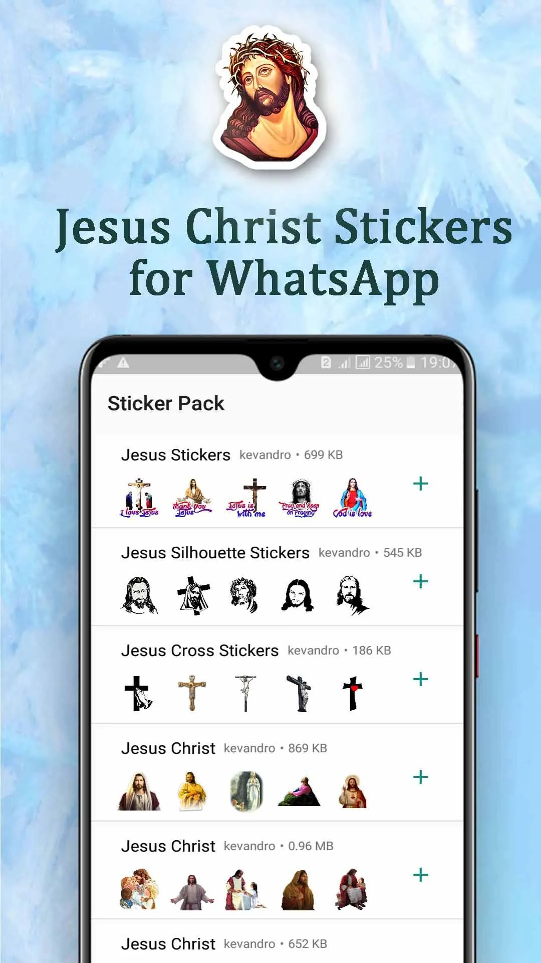 Jesus Christ Stickers Packs | Indus Appstore | Screenshot