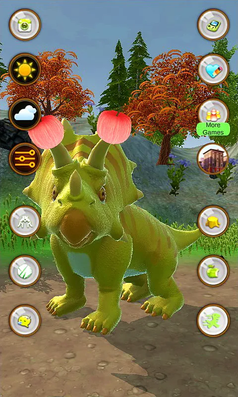 Talking Triceratops | Indus Appstore | Screenshot