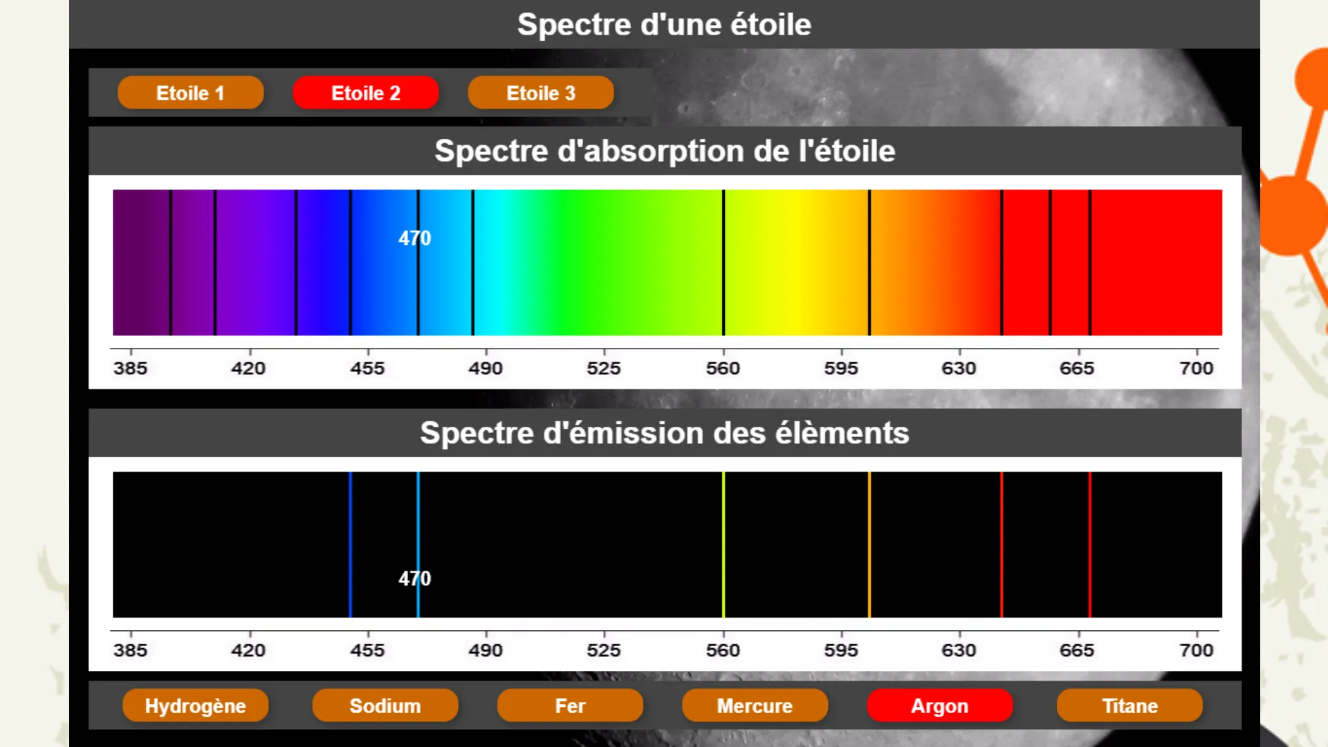 Spectre d'une étoile | Indus Appstore | Screenshot