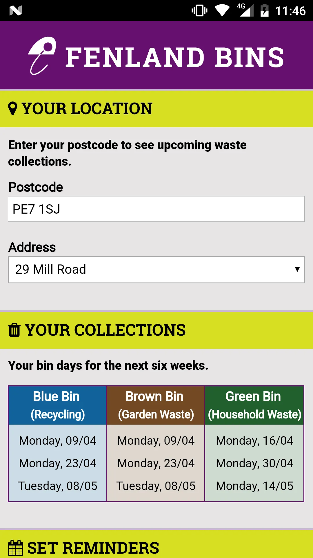 Fenland Bins | Indus Appstore | Screenshot