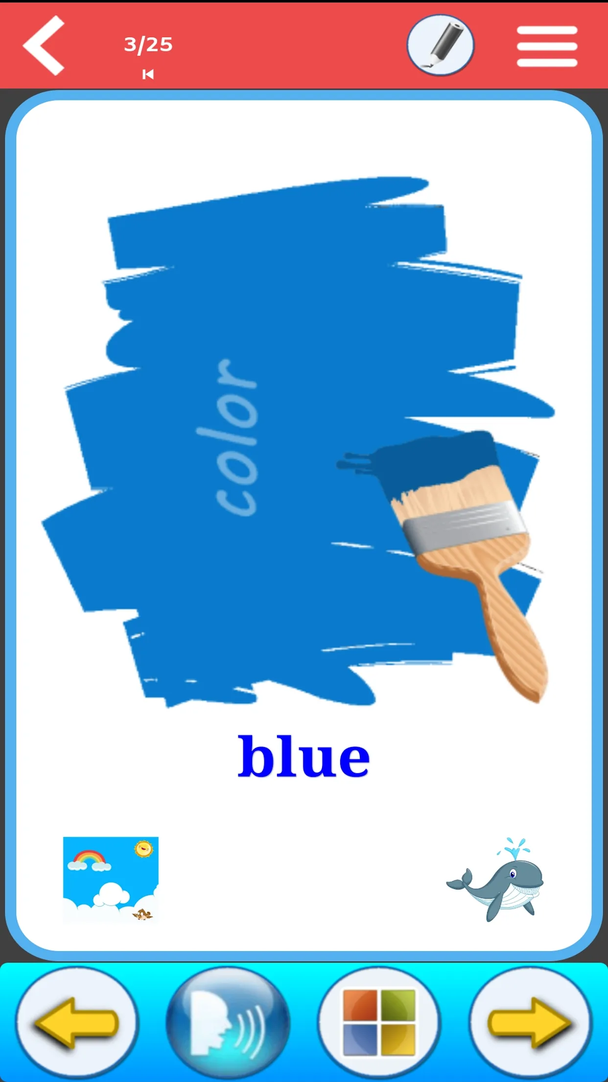 Colors & Shapes Flashcards | Indus Appstore | Screenshot